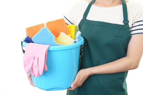 Commercial carpet cleaning service in a Bow business office