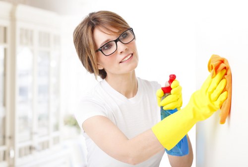 Deep carpet cleaning equipment used on a stained carpet in Bow