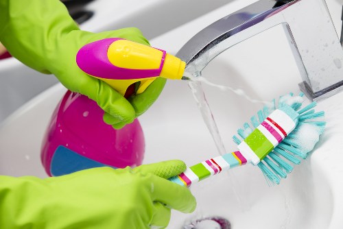 Upholstery stain treatment in Bow home