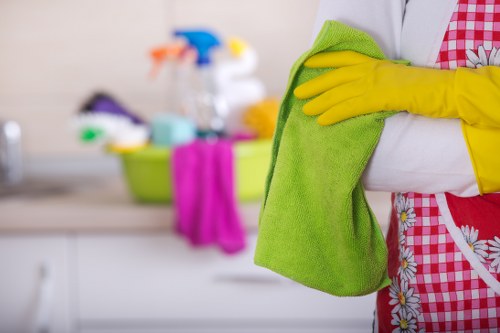 Bow Carpet Cleaners applying safety measures during service